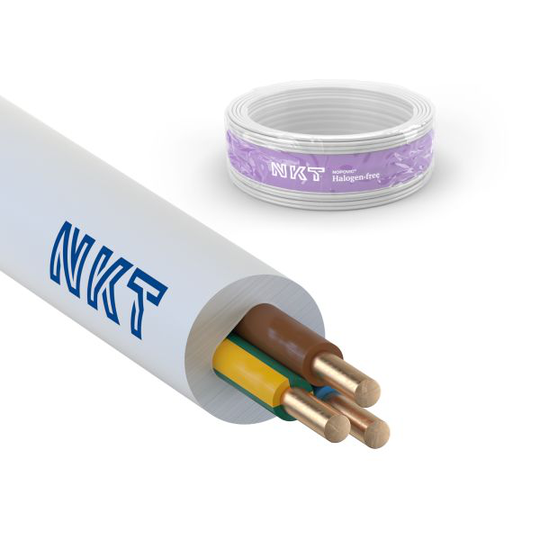 NKT EXQ XTRA Installationskabel 3G2.5 mm², 300/500V 50 m, ring