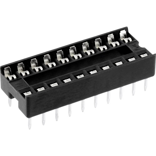 econ connect ICFG6 IC-sockel Rastermått: 7.62 mm Antal poler: 6 1 st