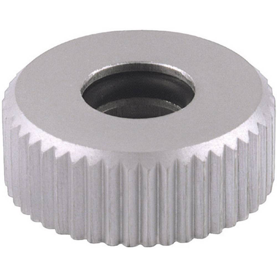 Räfflad mutter 4 mm Aluminium (eloxerad) Mentor 6600.0402 1 st