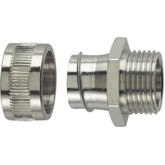 HellermannTyton 166-30301 SC12-FM-M16 Slangskruvlåsning Metall 10.20 mm Rak 1 st