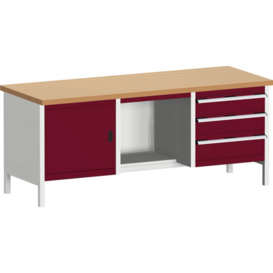 Bott 41002071.24V Låda arbetsbänk (B x H x D) 2000 x 840 x 750 mm