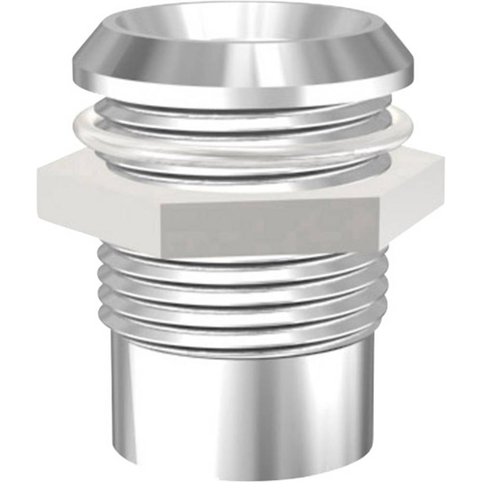 Signal Construct SMB1129 SMB1129 LED-sockel Metall Passar till LED 8 mm Skruvfäste