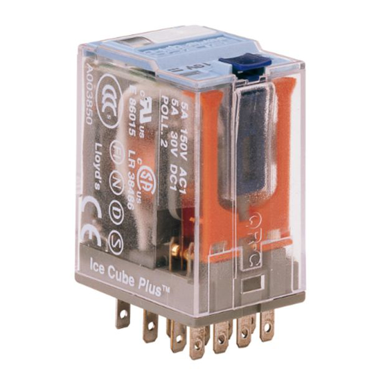 ComatReleco C9A41X110D Relä 4-pol, LED, 110V DC