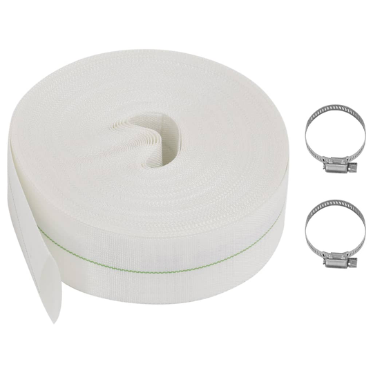 vidaXL Platt slang 100 m 2" PE