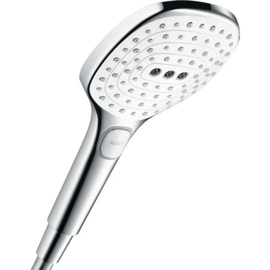 Hansgrohe Raindance Select E Handdusch 120 mm, krom/vit