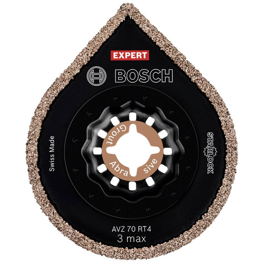 Carbide- Riff Fogrengöring 10 delar 2.5 mm Bosch Accessories EXPERT 3 max AVZ 70 RT4 2608900042 10 st