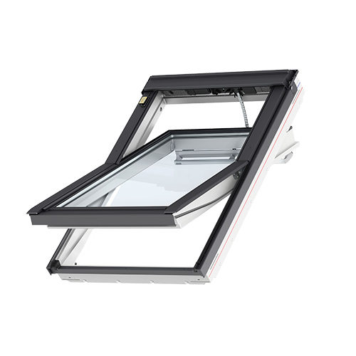 Pivåhängt med fjärrstyrning Velux takfönster 8 x 12, Solo 7, El (230V)