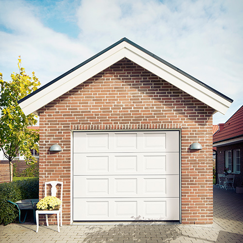 Garageport Advant Complete - Spegel 2400 x 2000, Aperto motor