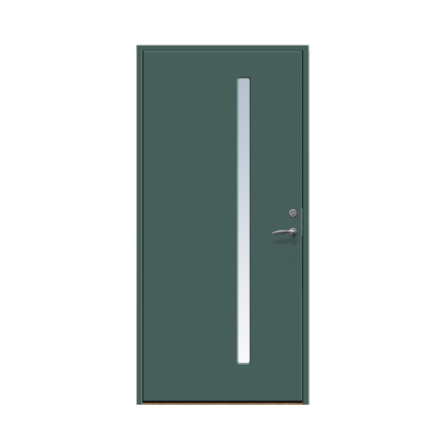Enkeldörr till villa Hjärup 10 x 20, Vänsterhängd, Skogsgrön