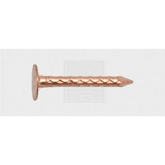 Takpappstift (Ø x L) 2 mm x 20 mm Koppar SWG 1 kg