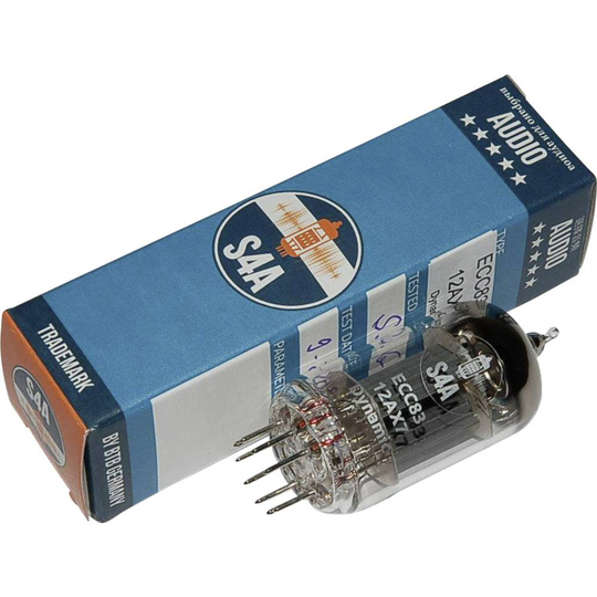ECC83 S4A Dynamic Sound Elektronrör Utvalt för Audio & Studio Dubbeltriod Antal poler: 9 Lampsockel: Noval Innehåll 1 st