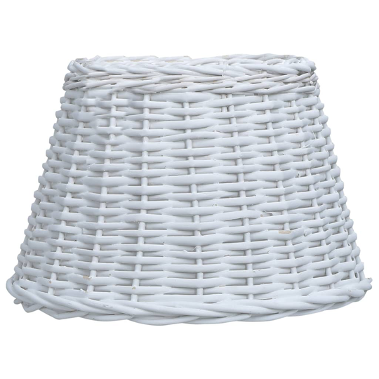 vidaXL Lampskärm korg 45x28 cm vit