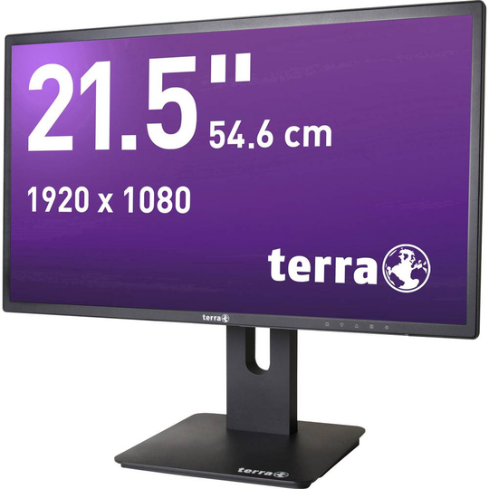 Terra LED 2256W PV LED-skärm 54.6 cm (21.5 tum) 1920 x 1080 pixel Full HD 5 ms DisplayPort, Audio Line In, VGA ADS LED