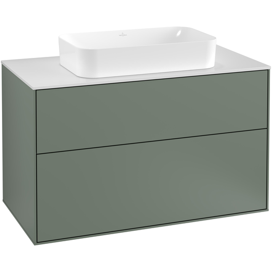 Tvättställsskåp Villeroy & Boch Finion med 2 Lådor och Bänkskiva för Fristående Tvättställ