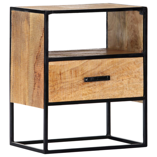 vidaXL Sängbord 40x30x50 cm massivt mangoträ