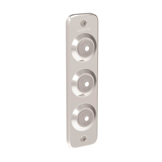 Vatette V6 Täckbricka 10-20 mm rördiameter, med gummitätning 3-rör