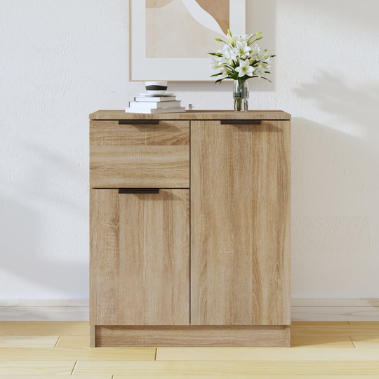 vidaXL Skänk sonoma-ek 60x30x70 cm konstruerat trä