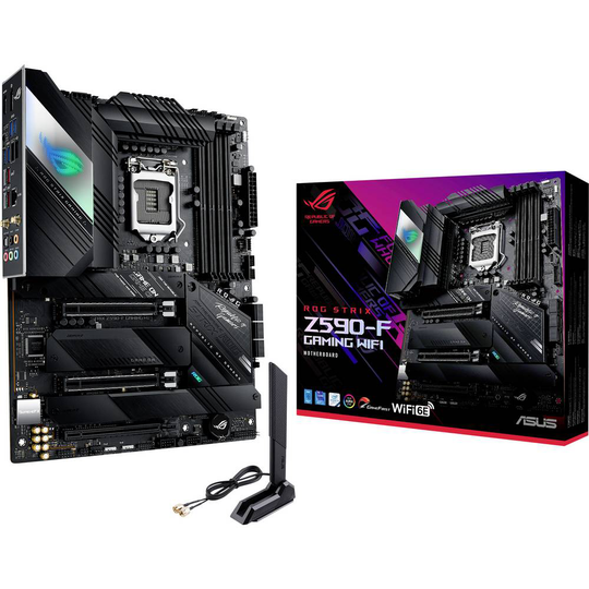 Asus ROG STRIX Z590-F GAMING WIFI Moderkort Sockel Intel® 1200 Formfaktor ATX Moderkort-chipset Intel® Z590