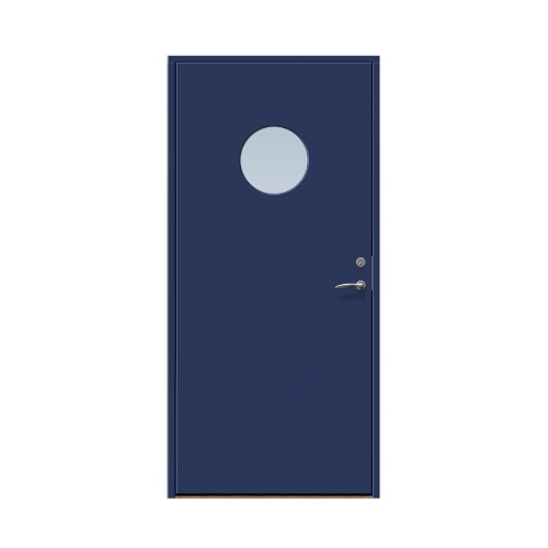 Enkeldörr till villa Solbacka 9 x 20, Vänsterhängd, Marinblå