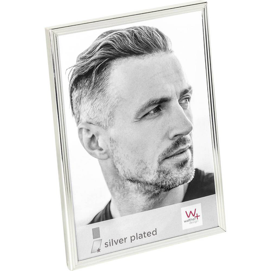 walther+ design Växelram akryl BI318S Pappersformat: 13 x 18 cm Silver
