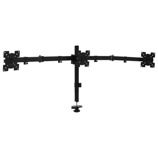 vidaXL Skärmstativ 3 fästen 13"-23"