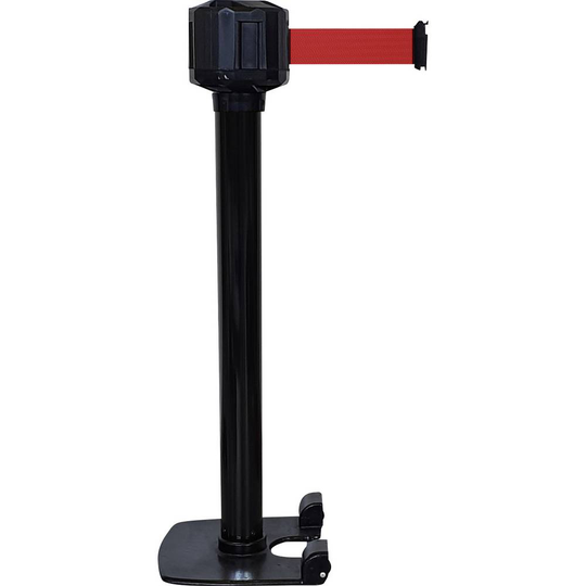 VISO RXLO1050BKRE Svart stolp/röd rem/vattentät hölje (Ø x H) 80 mm x 990 mm