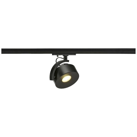 Högspänningsystem-komponent Lampskärm SLV KALU TRACK 1002854 Svart