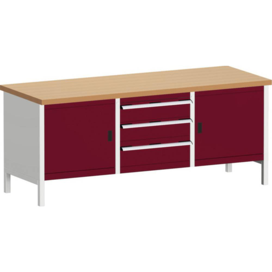 Bott 41002056.24V Låda arbetsbänk (B x H x D) 2000 x 840 x 750 mm