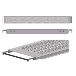 Stålplank 0,32x3,05 m med modul-krok