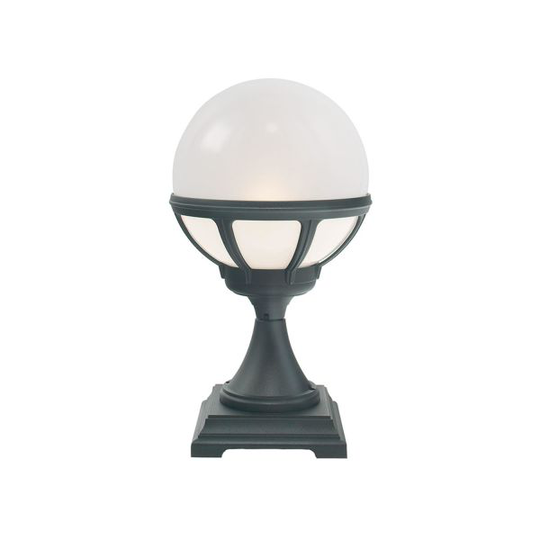 Norlys Bologna 313 Grindlykta E27, 60W, IP44, opal Svart