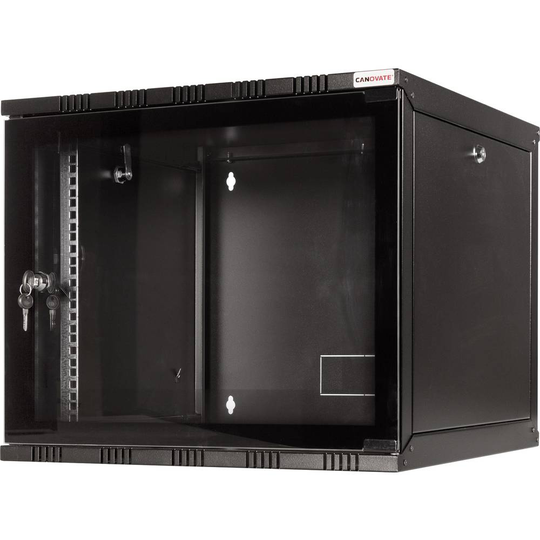 LogiLink 19 WALLMOUNT SOHO BOX 6U 540*400, BLACK, FLATPACK 19 väggskåp (B x H x D) 540 x 323 x 400 mm 6 U Svart (RAL 9005)