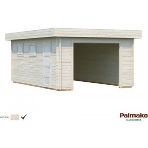 Garage Rasmus med slagport - 19,0 m²