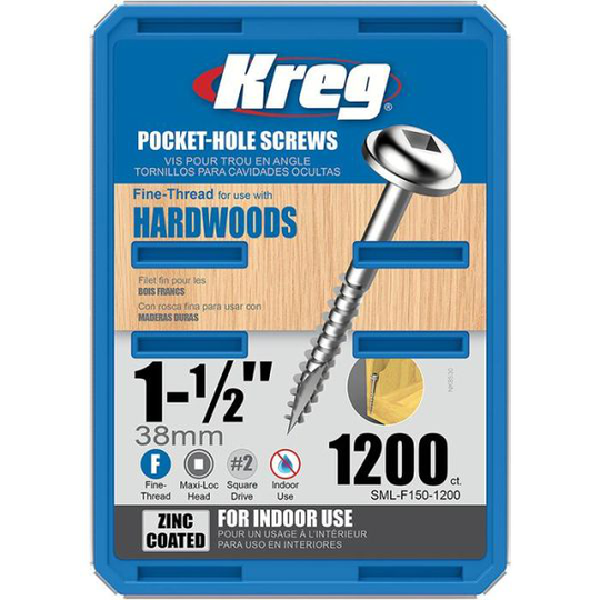 Kreg SML-F150-1200 Skruv 38 mm 1200-pack