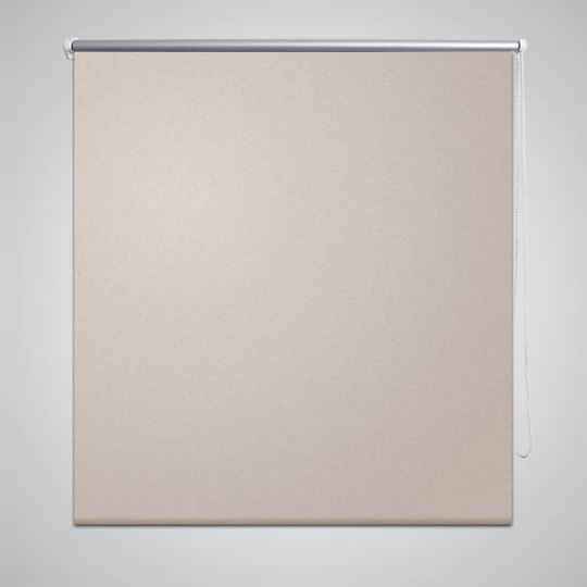 vidaXL Rullgardin för mörkläggning 140 x 175 cm beige