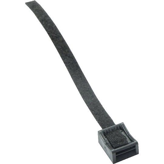 Kardborreband-sockel för paketering, med sockel, för fastskruvning Statisk del och fleecedel (B x H) 30 mm x 300 mm Svart Hebotec 1 st