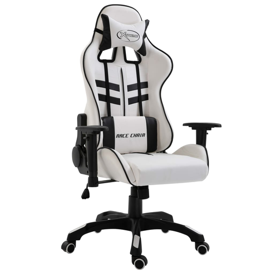 vidaXL Gamingstol svart konstläder