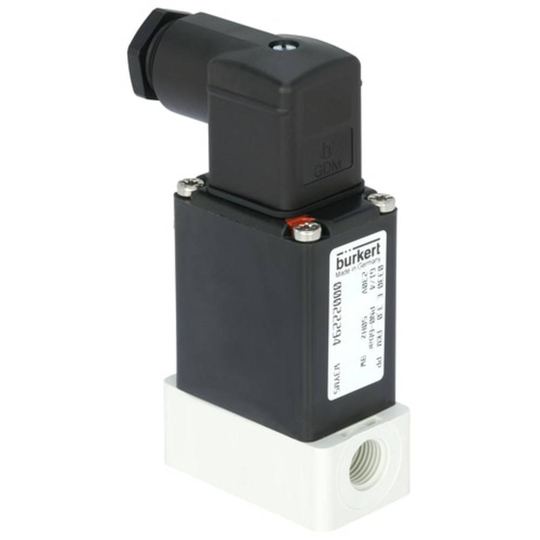 Bürkert Direktstyrd ventil 43005 0124 24 V/AC G 1/4 hylsa Nominell bredd 4 mm Kapslingsmaterial Polypropylen Tätningsmaterial FKM 1 st