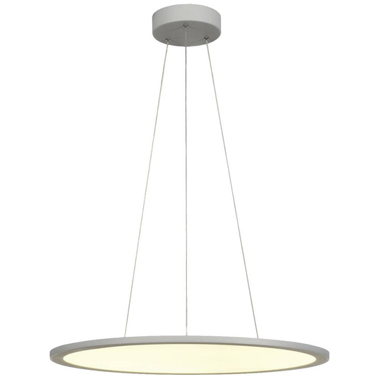 LED-pendelbelysning LED fast installerad 34 W SLV PANEL 60 1003046 Grå