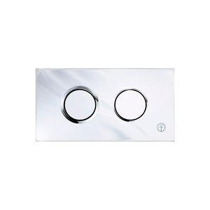 Gustavsberg Topptrycke Triomont XT pneumatisk duo blank krom