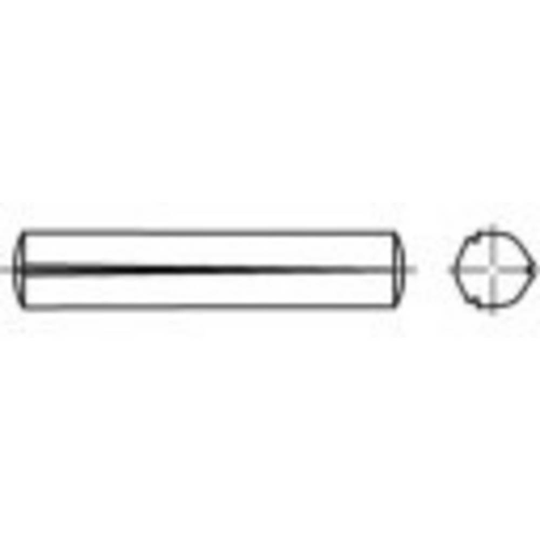 TOOLCRAFT TO-5378649 Räffelpinne 4 mm Rostfritt stål A1 100 st