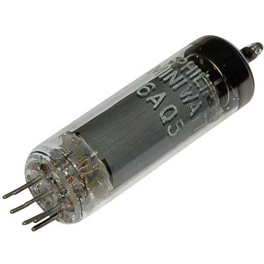 EL 90 = 6 AQ 5 Elektronrör Ändpentod 250 V 45 mA Antal poler: 7 Lampsockel: B7G Innehåll 1 st