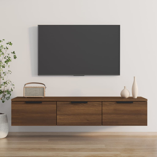 vidaXL Väggskåp brun ek 102x30x20 cm konstruerat trä