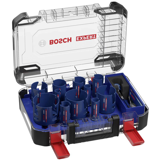 Bosch Accessories EXPERT Construction 2608900489 Hålsågset 15 delar 20 mm, 22 mm, 25 mm, 32 mm, 35 mm, 40 mm, 44 mm, 51 mm, 60 mm, 68 mm, 76 mm 15 st