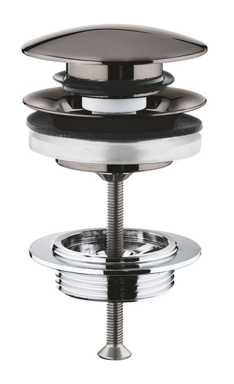 Grohe Bottenventil Hard Graphite