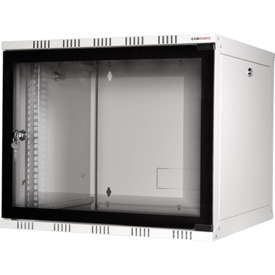 LogiLink 19 WALLMOUNT SOHO BOX 9U 540*550, GREY, FLATPACK 19 väggskåp (B x H x D) 540 x 456 x 550 mm 9 U Grå-vit (RAL 7035)