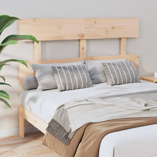 vidaXL Sänggavel 138x3x81 cm massiv furu