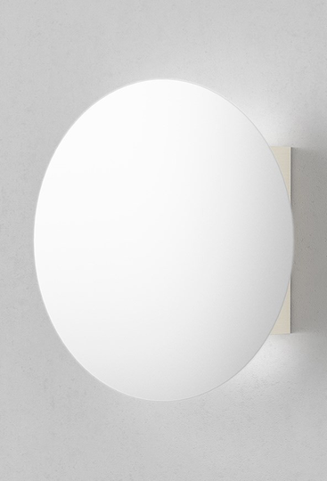 INR Spegelskåp Halo Ø60 White Ash Vänster