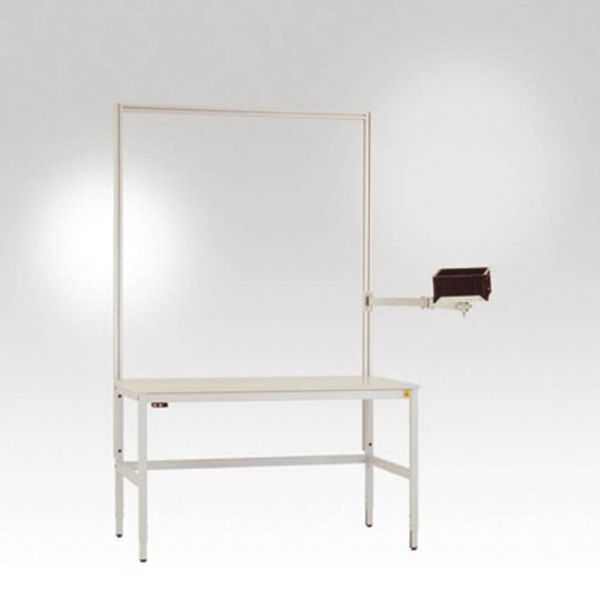 Manuflex LZ8288.9006 ESD-hållare i eurobox med dubbellänk, B x D x H = 305 x 305 x 35 mm