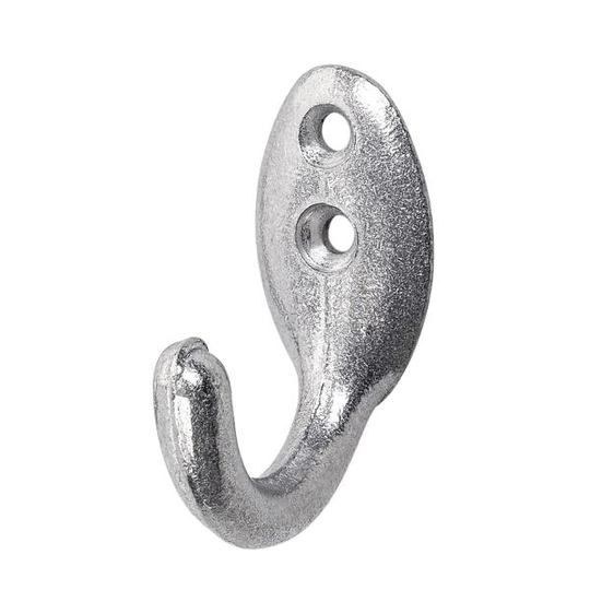 Habo 27219 Klädkrok aluminium, 2-pack