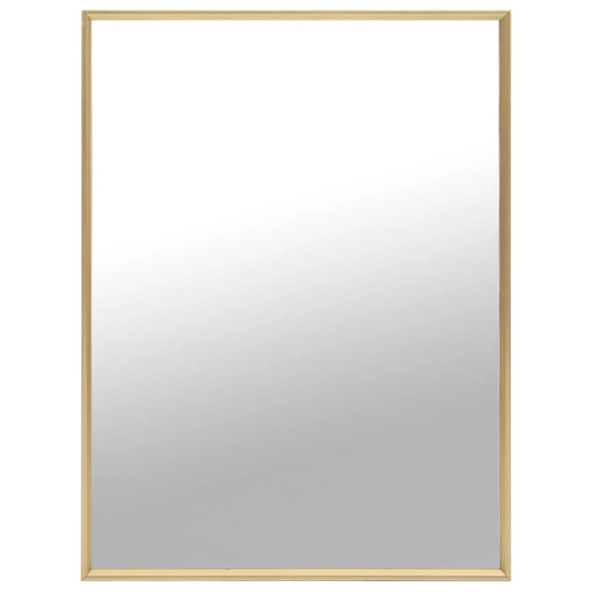 vidaXL Väggspegel 80x60 cm guld